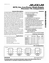 DataSheet MAX9013 pdf